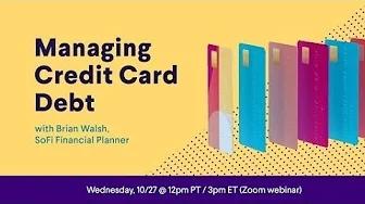 Managing Your Credit Card Debt thumbnail