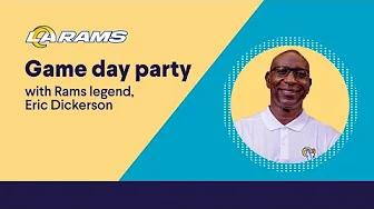 Game Day Party with Rams Legend, Eric Dickerson thumbnail