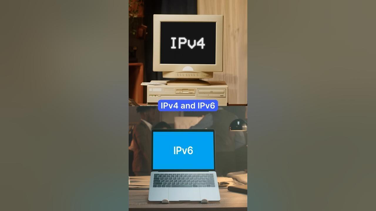 Know the difference between ipv4 and ipv6 #shorts #ipv6 #ipv4 thumbnail