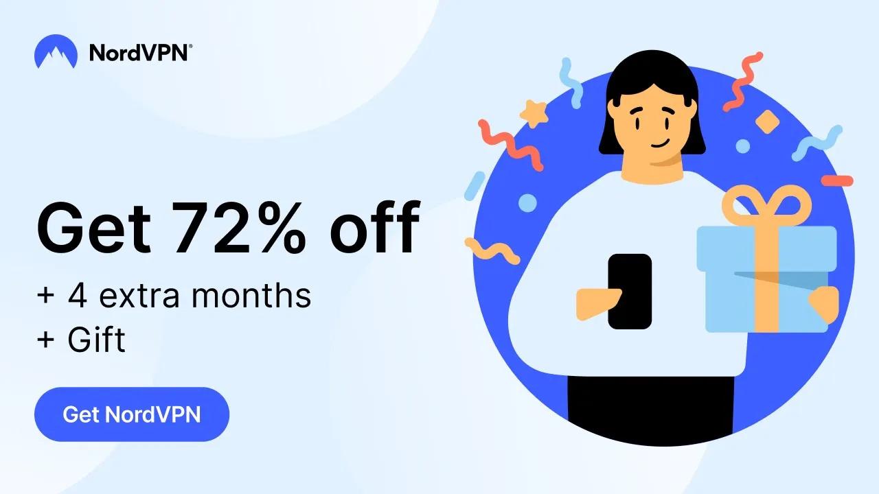 Special NordVPN birthday deal: 72% off + 4 months + a gift 🎁 thumbnail