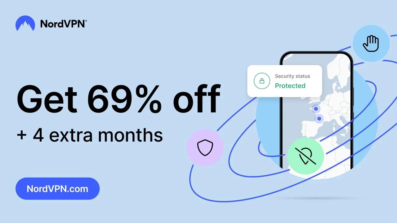 Grab the NordVPN offer today! Get 69% off + 4 extra months ​🎁 thumbnail