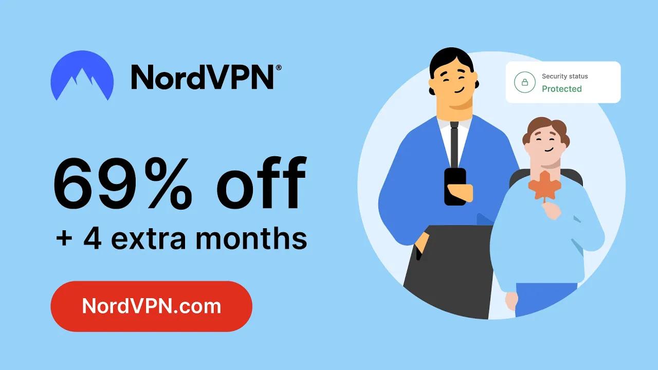 Back to school deal: NordVPN with 69% off + 4 months free 🎓 thumbnail