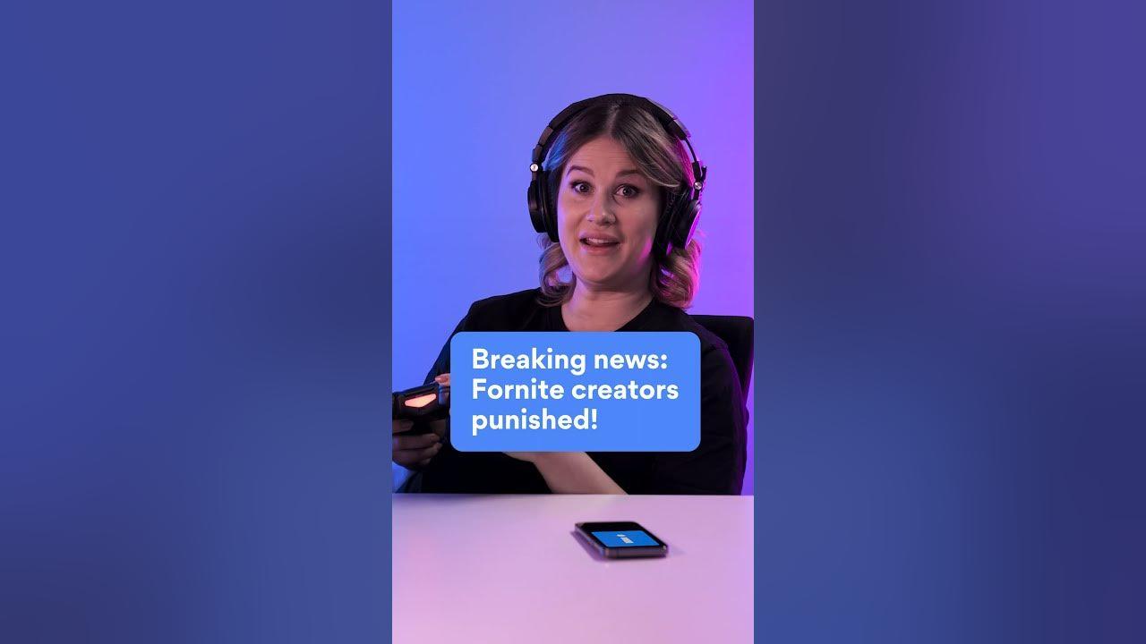 Fortnite creators will pay $520 million for tricking kids #shorts #fortnite thumbnail