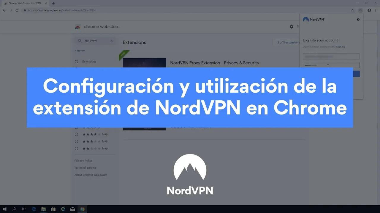 Configuración y utilización de la extensión de NordVPN en Chrome thumbnail