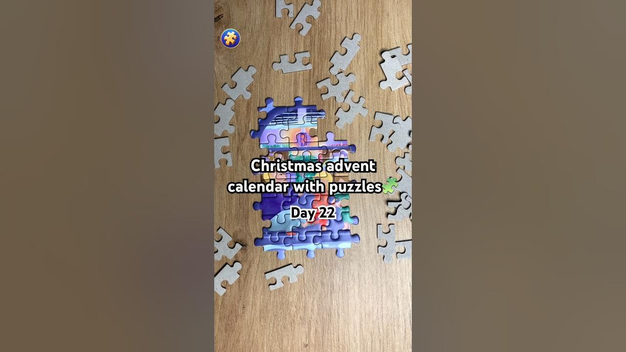 Christmas advent calendar with puzzles - day 22 #puzzlegame #puzzletime #adventcalendar thumbnail