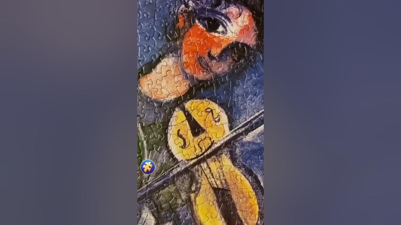 Art in #puzzles #chagall #puzzlelovers #puzzleart #marcchagall thumbnail