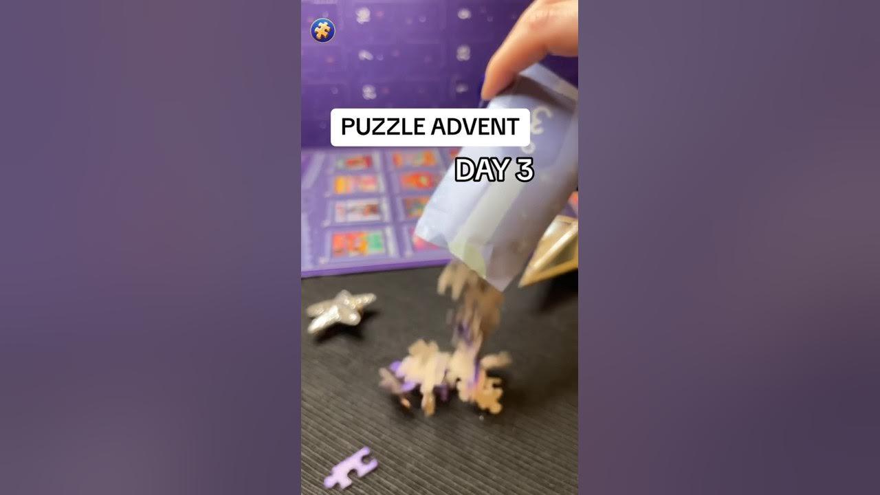 Christmas advent calendar with #puzzles #adventcalendar #adventcalendar2023 #puzzlelovers thumbnail