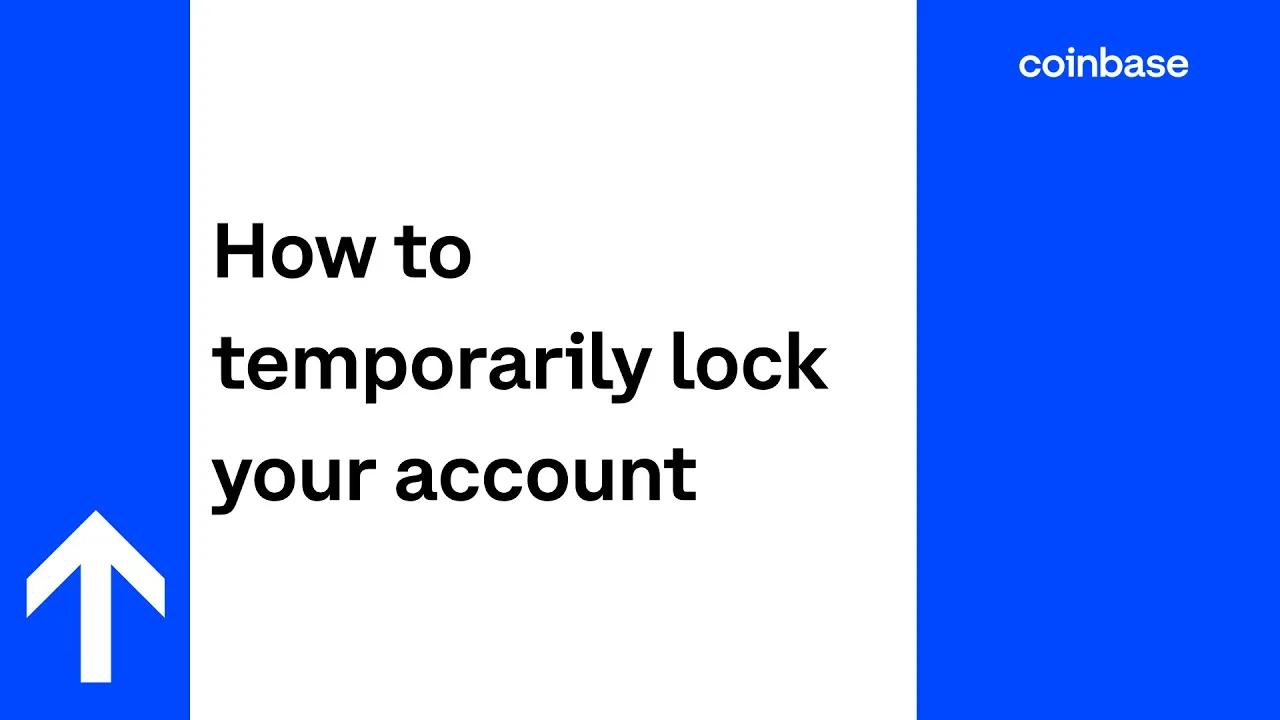 How to temporarily lock your account thumbnail