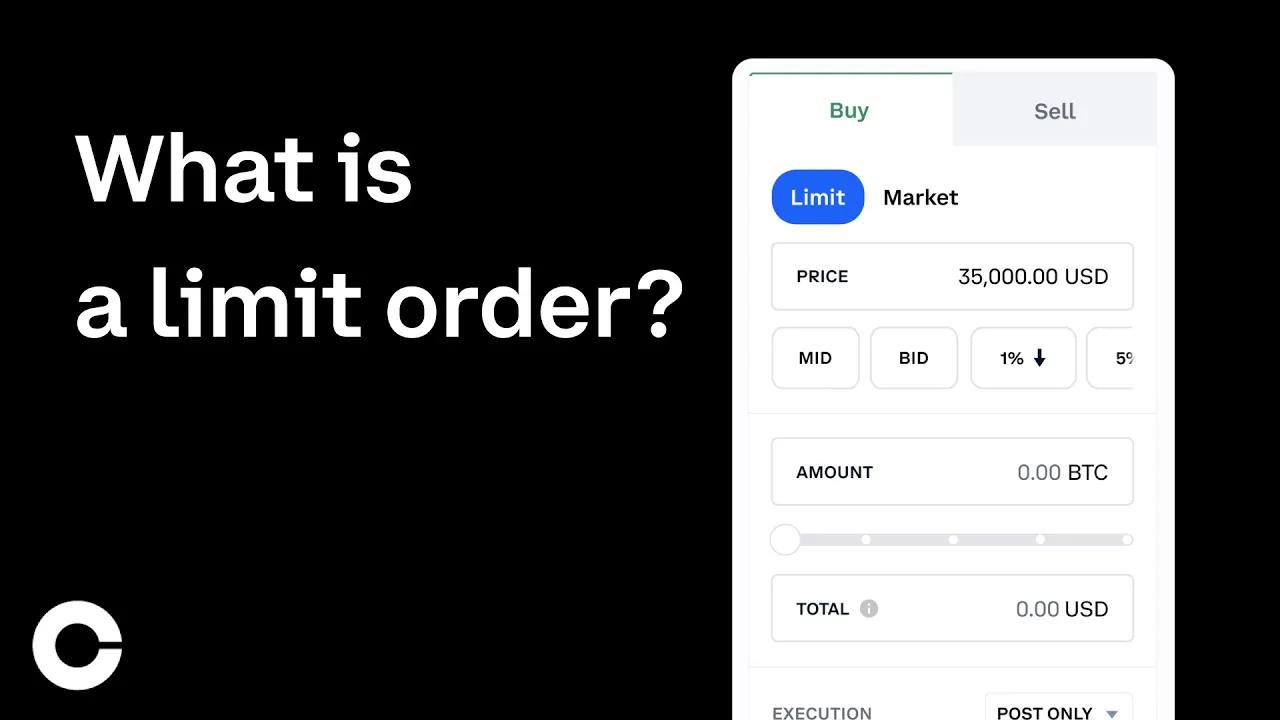 Coinbase Advanced Trading: What is a limit order? thumbnail