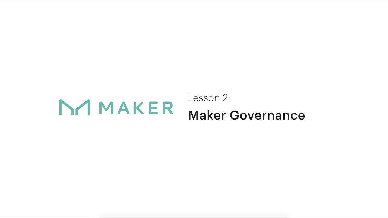 Coinbase Earn: Maker Governance (Lesson 2 of 3) thumbnail