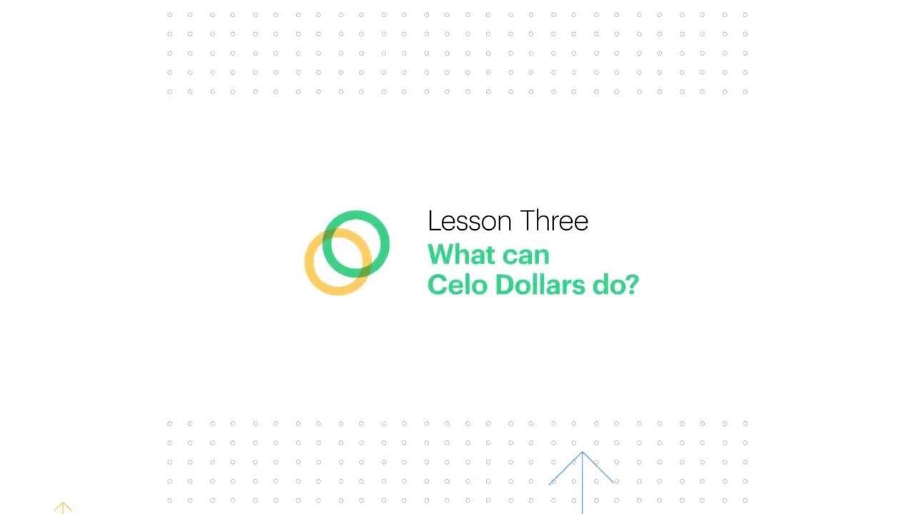 Coinbase Earn: What Can Celo Dollars Do? (Lesson 3 of 3) thumbnail