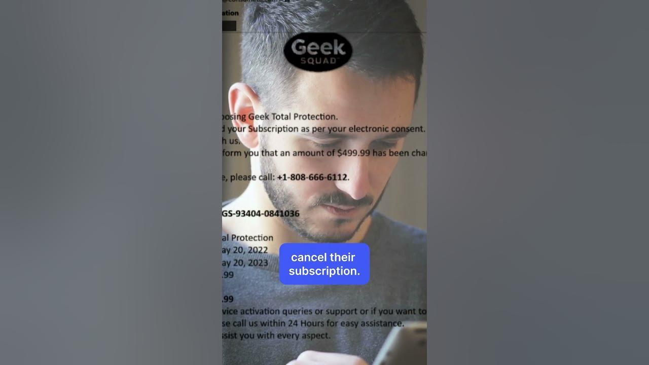 The Geek Squad email scam: Why is it dangerous?  #Shorts thumbnail