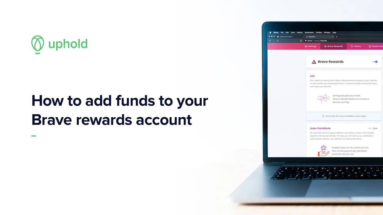 How to add funds to your Brave rewards account thumbnail