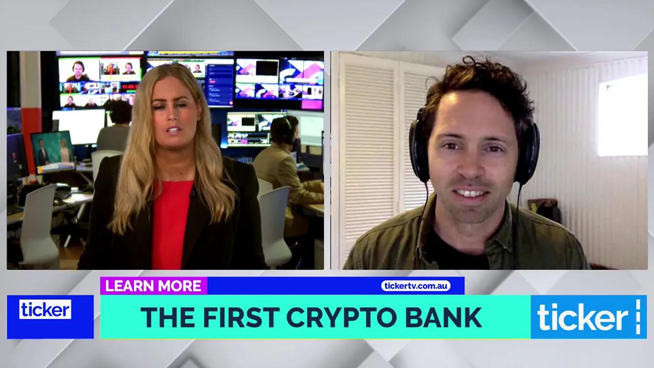 Kraken's Jonathon Miller Talks The First Crypto Bank with Australia's Ticker TV thumbnail