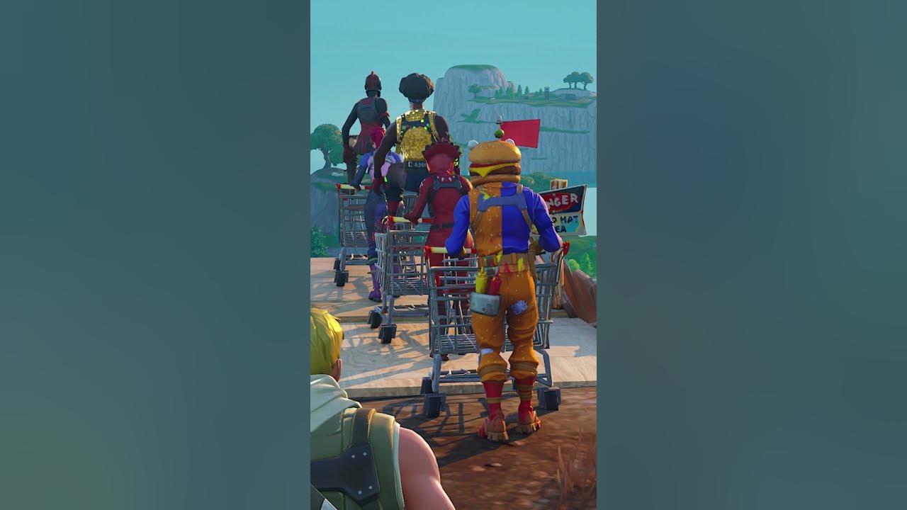 Line at the Shopping Cart Dropoff thumbnail