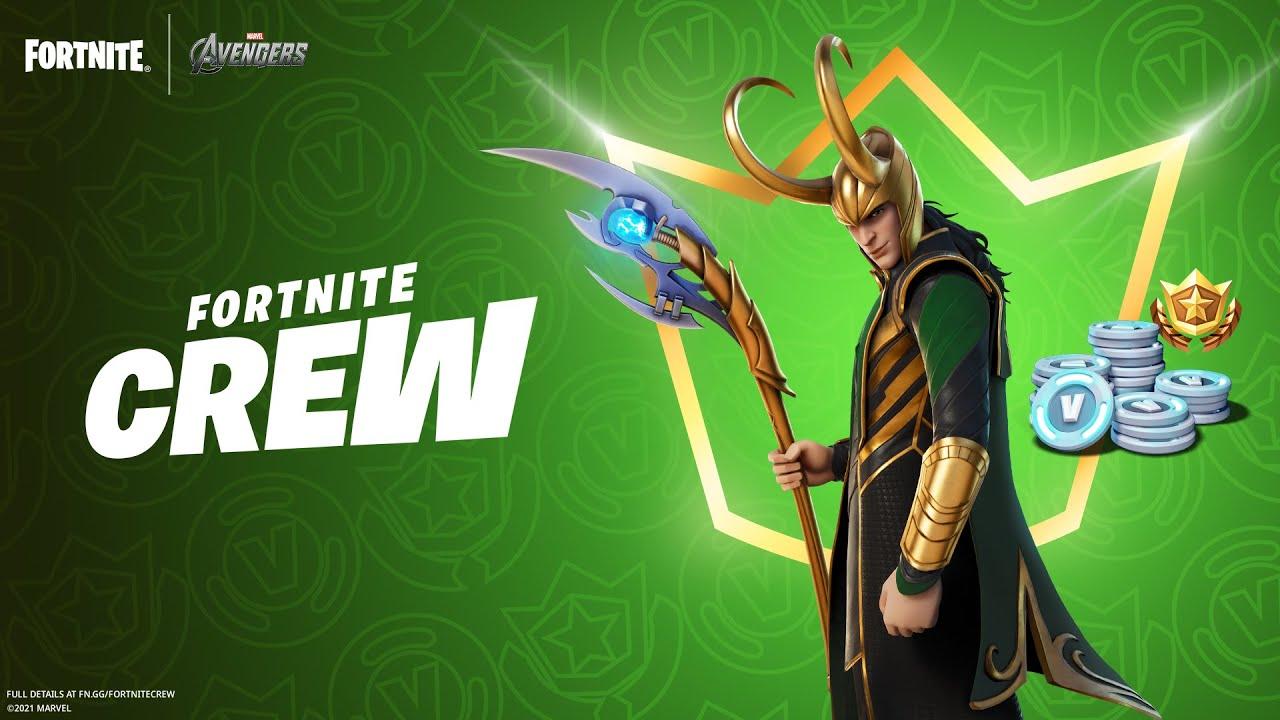 Loki, The God of Mischief, Tricks His Way into the July Fortnite Crew Pack thumbnail