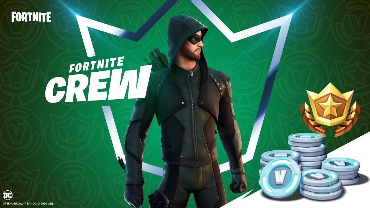 Green Arrow Arrives on the Island for Fortnite Crew Members thumbnail