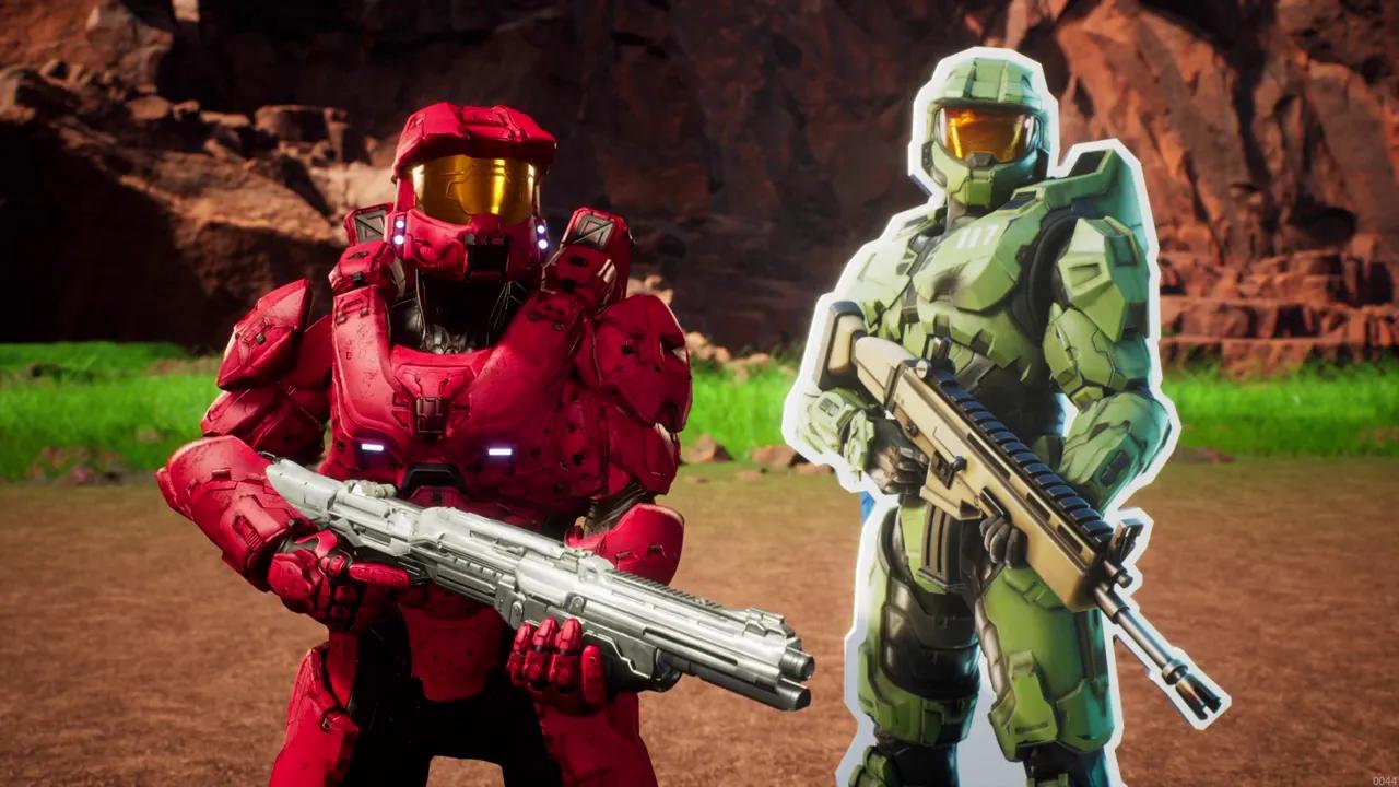 Red vs Blue Introduce New Blood Gulch Fortnite Creative Map thumbnail