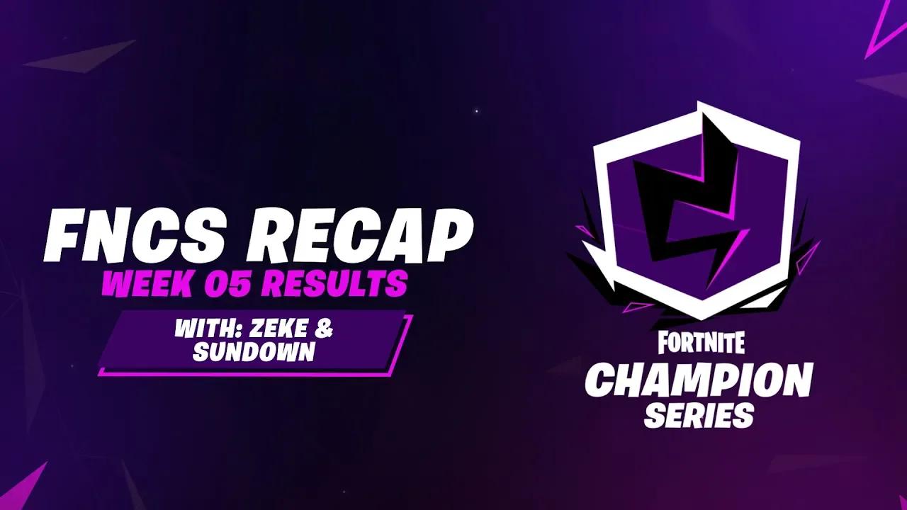 Fortnite Champion Series: Week 5 Recap thumbnail