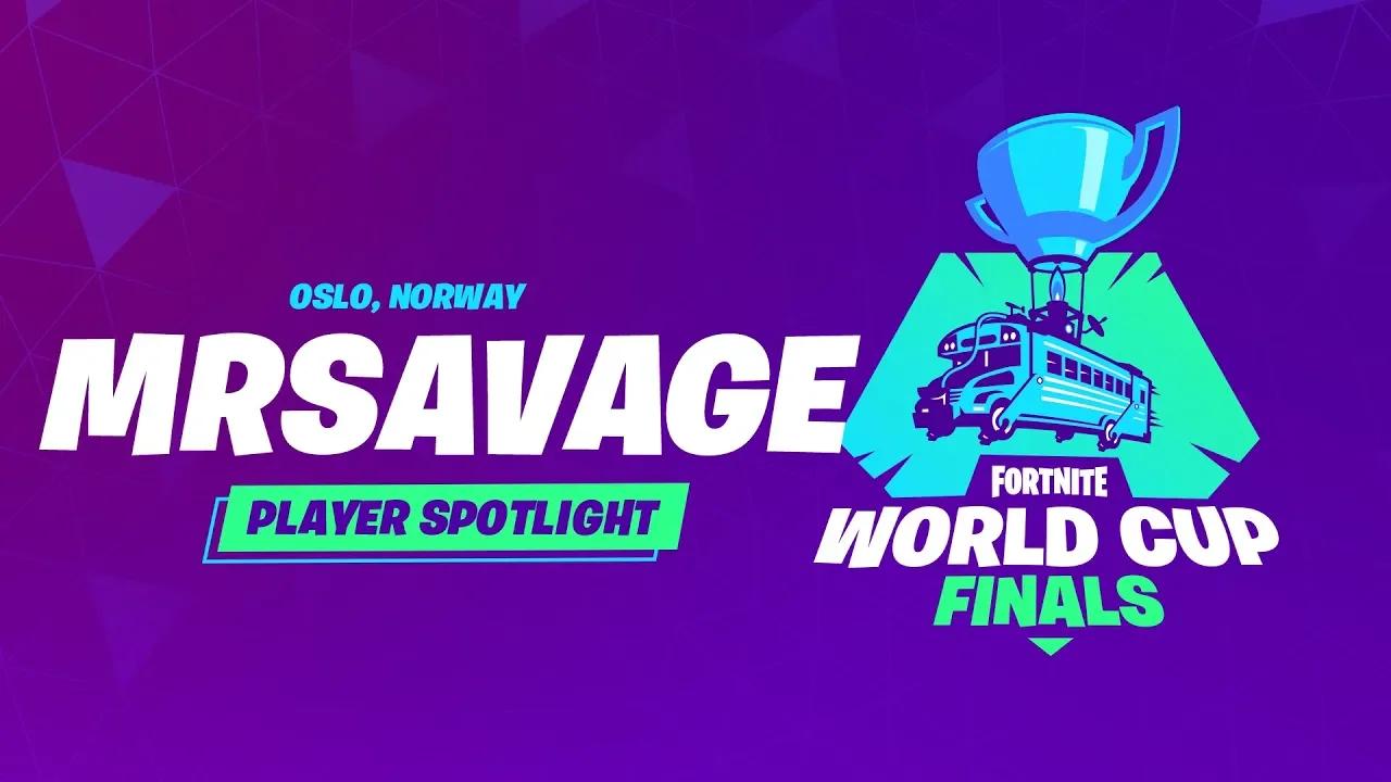 Fortnite World Cup Finals - Player Profile - MrSavage thumbnail