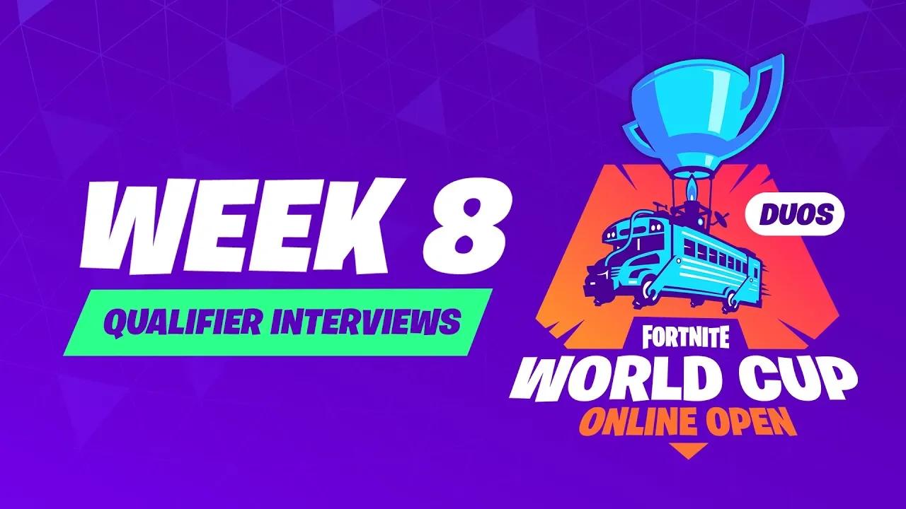 Fortnite World Cup - Week 8 Qualifier Interviews thumbnail