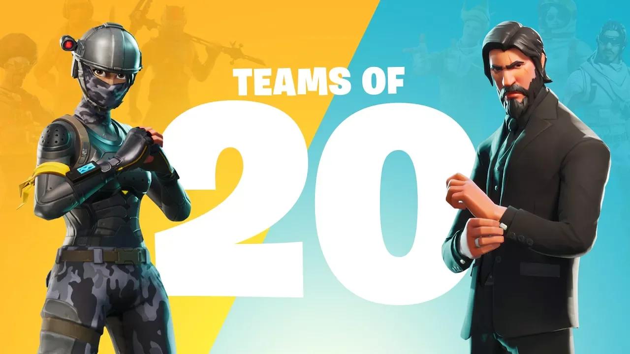 Teams of 20 Announce Trailer (Battle Royale) thumbnail