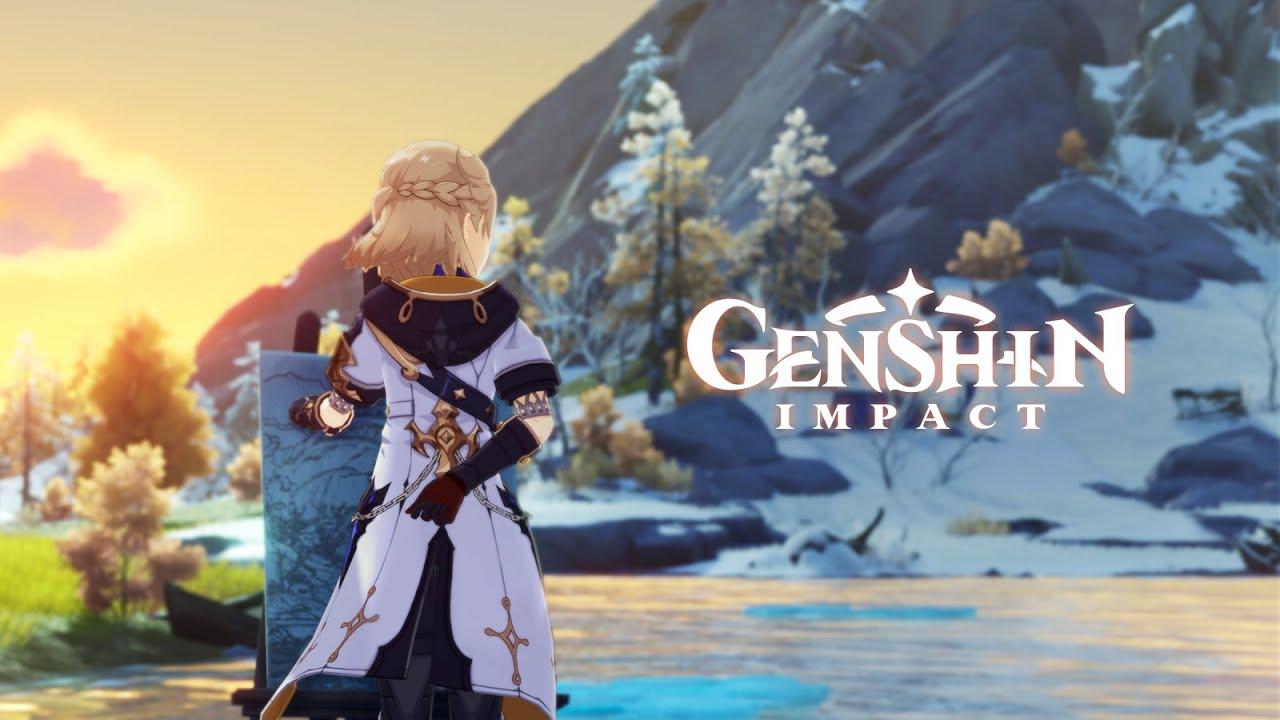 Genshin Impact EP - A Canvas of Soft Snow on Icy Peaks thumbnail