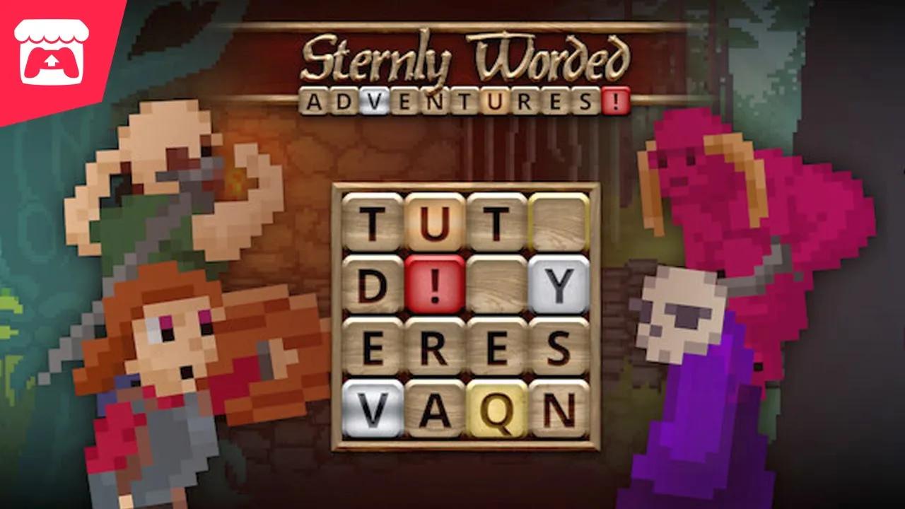 Sternly Worded Adventures - A roguelite word puzzle RPG inspired by Bookworm Adventures! thumbnail