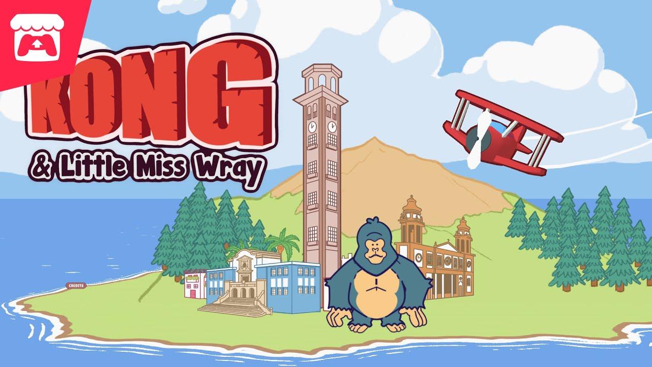 Kong & Little Miss Wray - Jump into your cherry red toy airplane and help Kong get to the top! thumbnail