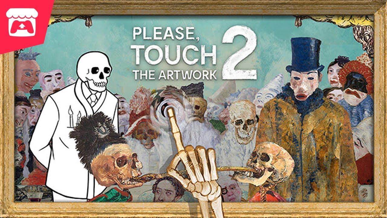 Please, Touch The Artwork 2 - Help a skeleton artist find its way home in a hand-painted universe! thumbnail