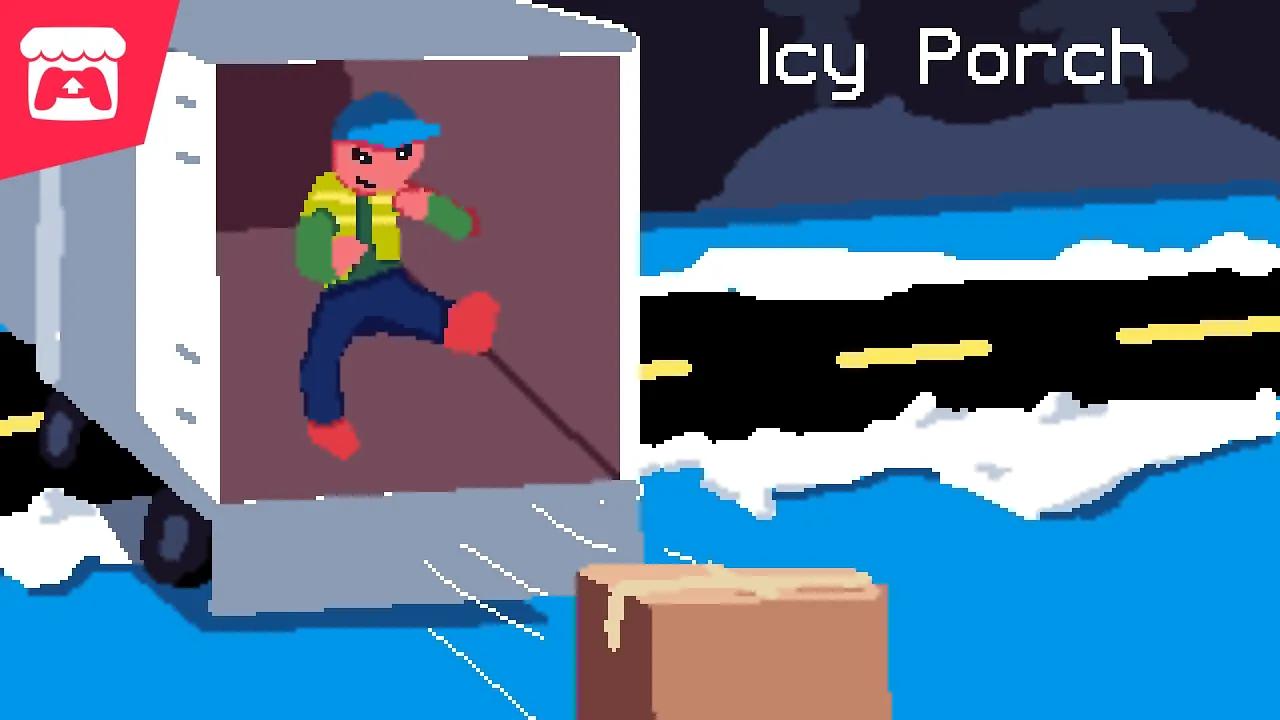 Icy Porch - Deliver packages on the most slippery driveways in the world! thumbnail