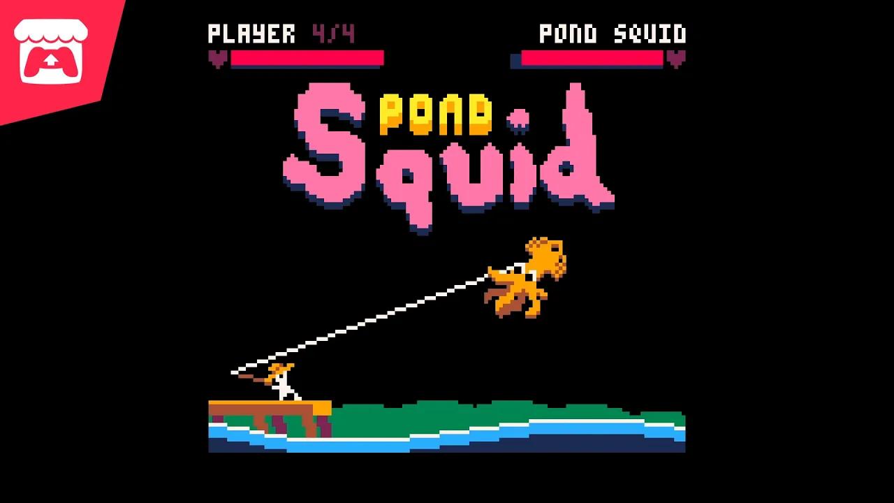 Pond Squid - A turn-based fish combat game made with PICO-8! thumbnail