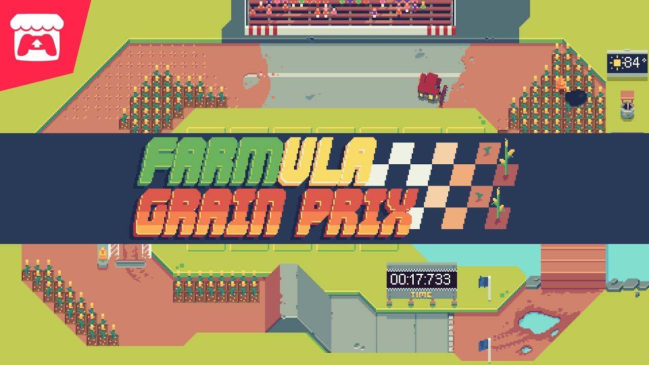 Farmula Grain Prix - Harvest the race track by plowing, seeding, watering & harvesting grown crops! thumbnail