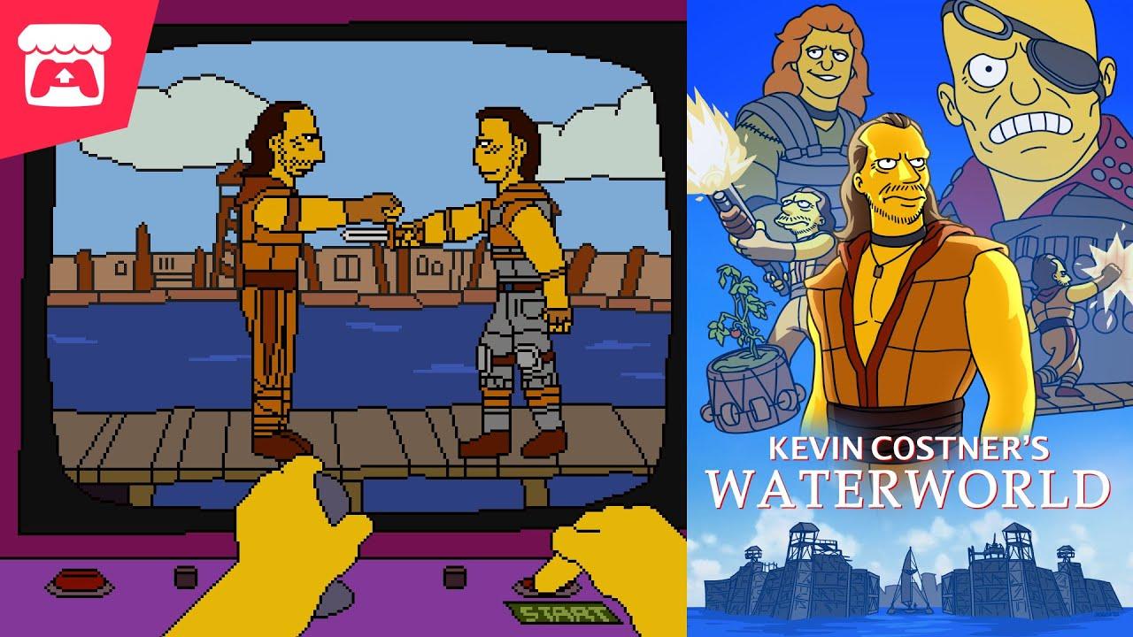 Kevin Costner's Waterworld -  A full imagining of the Waterworld arcade game seen in The Simpsons! thumbnail