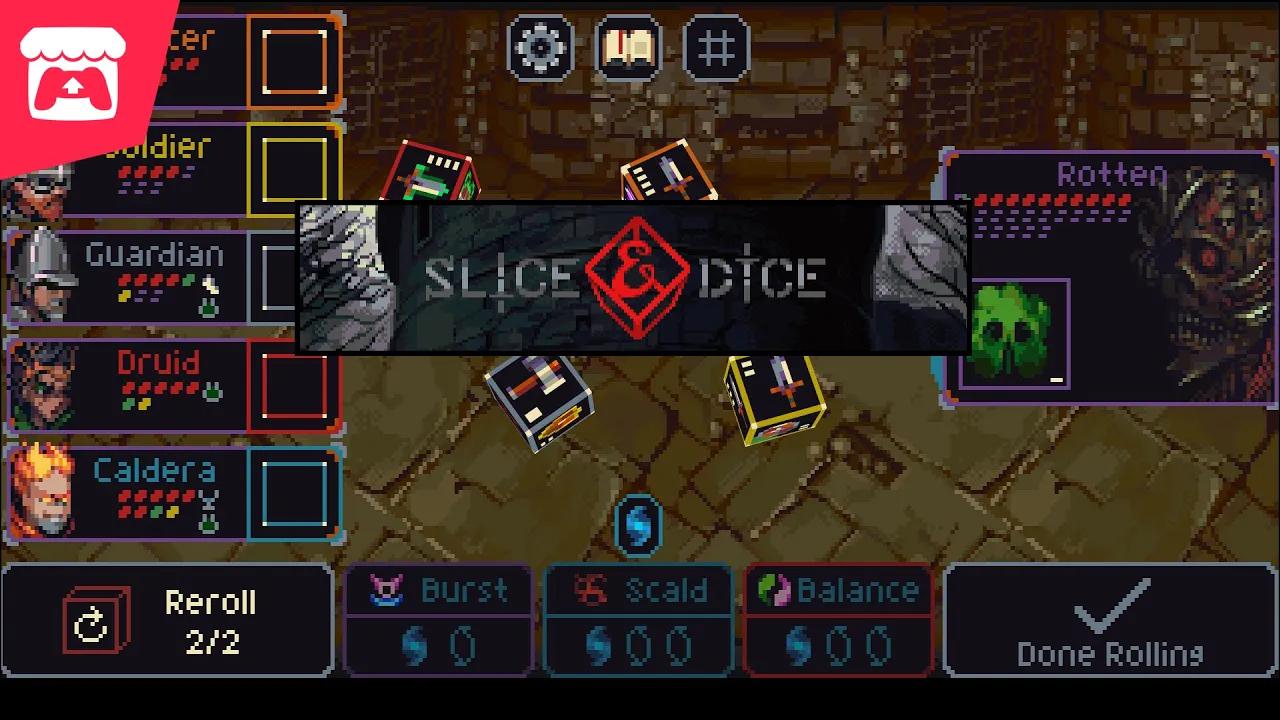 Slice & Dice -  Lead a party of heroes and fight the final boss in this roguelike dice tactics game! thumbnail