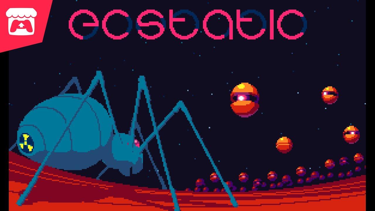 Ecstatic 🕷 - A mouse-controlled, bullet-hell game with a spider mech that freezes time! thumbnail