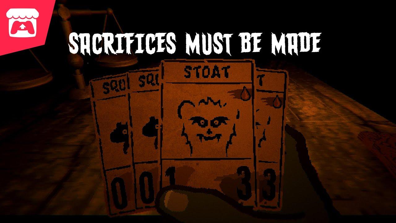 Sacrifices Must Be Made - The original Ludum Dare prototype which was turned into Inscryption! thumbnail