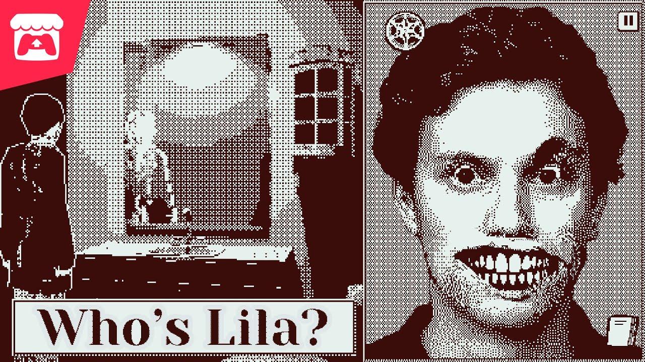 Who's Lila - A point-and-click ditherpunk adventure where you control your character's face! thumbnail