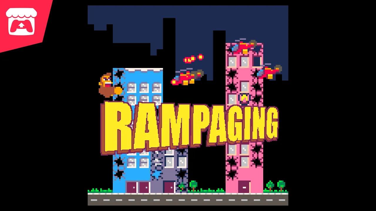 Rampaging - A multiplayer PICO-8 remake of the classic arcade game! thumbnail