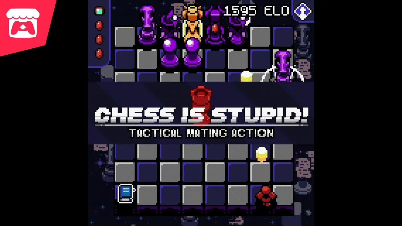 CHESS IS STUPID! - A small, weird Smash TV style shooter made by a painfully mediocre chess player! thumbnail