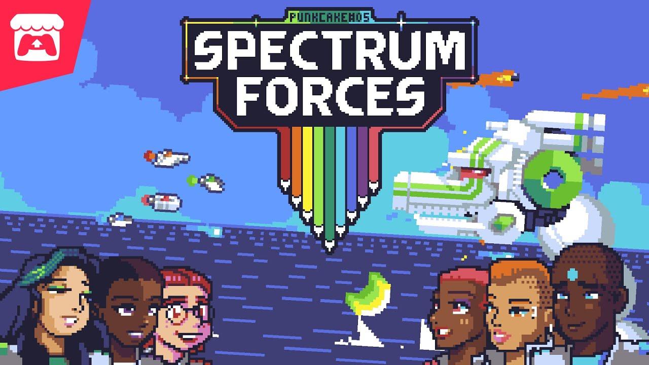 Spectrum Forces 🏳‍🌈 - Save the planets from robots in this colorful horizontal shoot-em-up! thumbnail