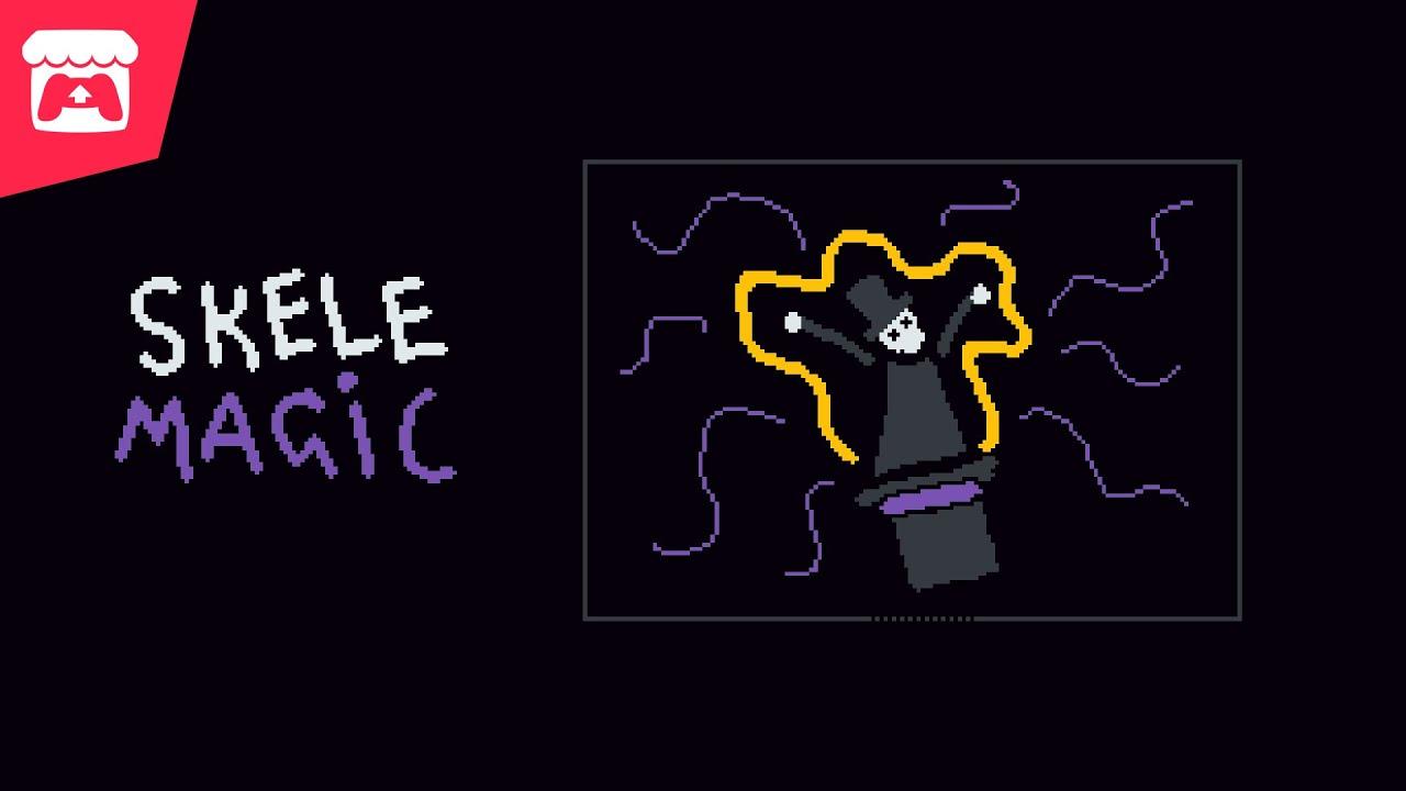 Skele Magic - Help the skeleton magician find their way out of the magical realm! thumbnail