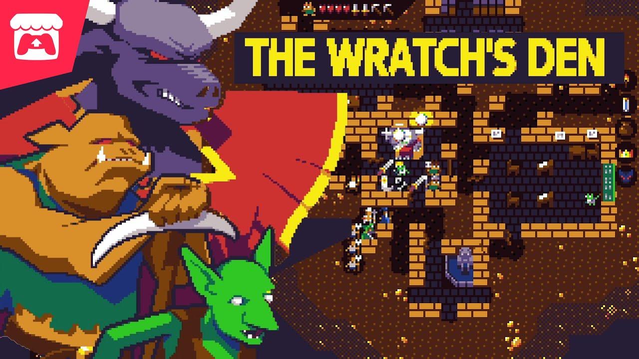 The Wratch's Den - A bytesized Dungeon Keeper roguelike! Dig out a fortress and fight pesky heroes! thumbnail