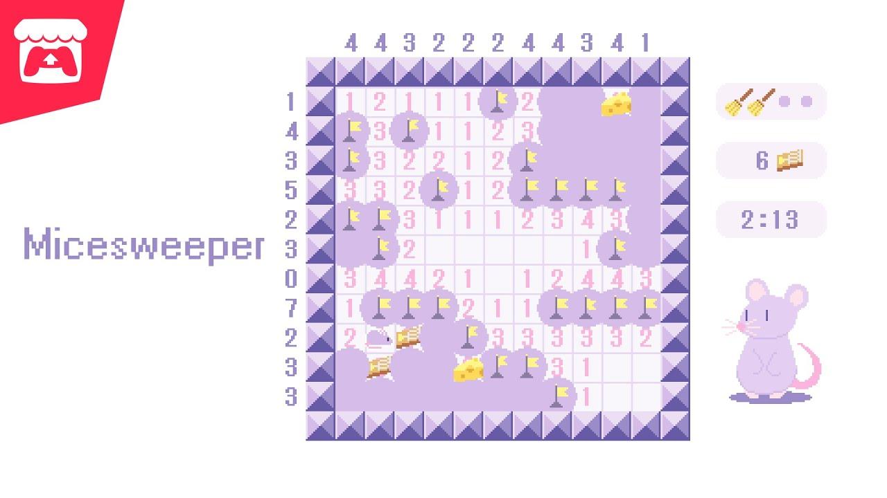 Micesweeper - Minesweeper meets Picross in this puzzle game about helping a mouse collect cheese! thumbnail