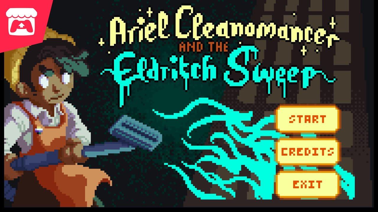 Ariel Cleanomancer and the Eldritch Sweep - Vacuum the basements of a haunted hotel! thumbnail