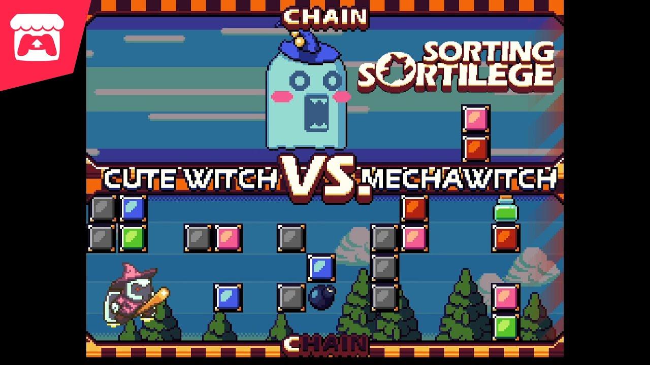 Sorting Sortilege - A retro-multiplayer arcade game inspired by Twinkle Star Sprites and Tetris 99! thumbnail