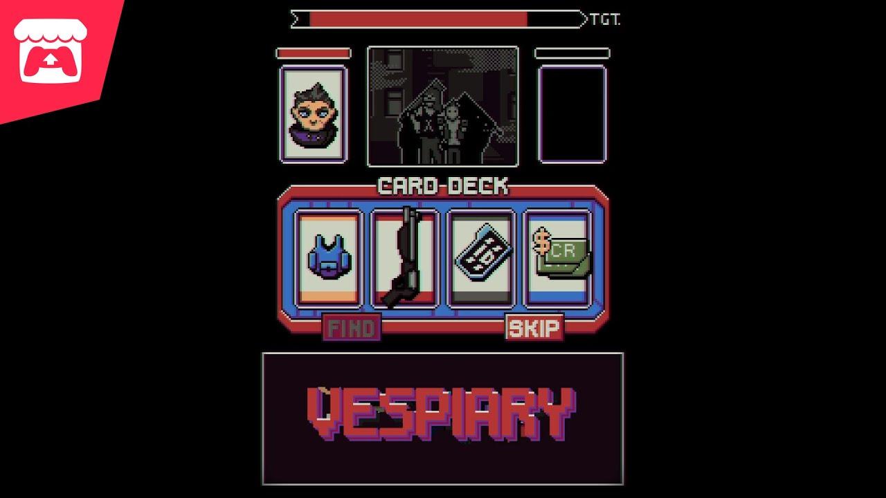 VESPIARY - A cyberpunk-themed card game based around bounty hunting! thumbnail