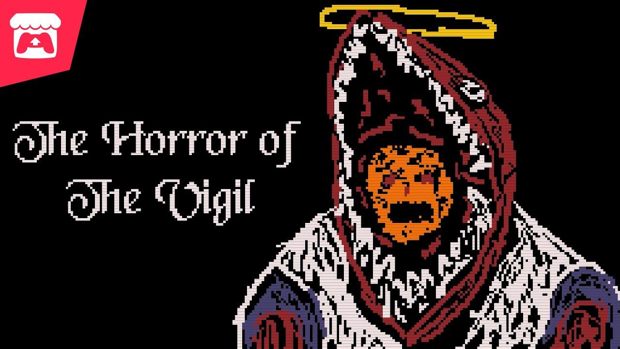 The Horror of The Vigil - A short pixel horror arcade game where you fight a cult! thumbnail