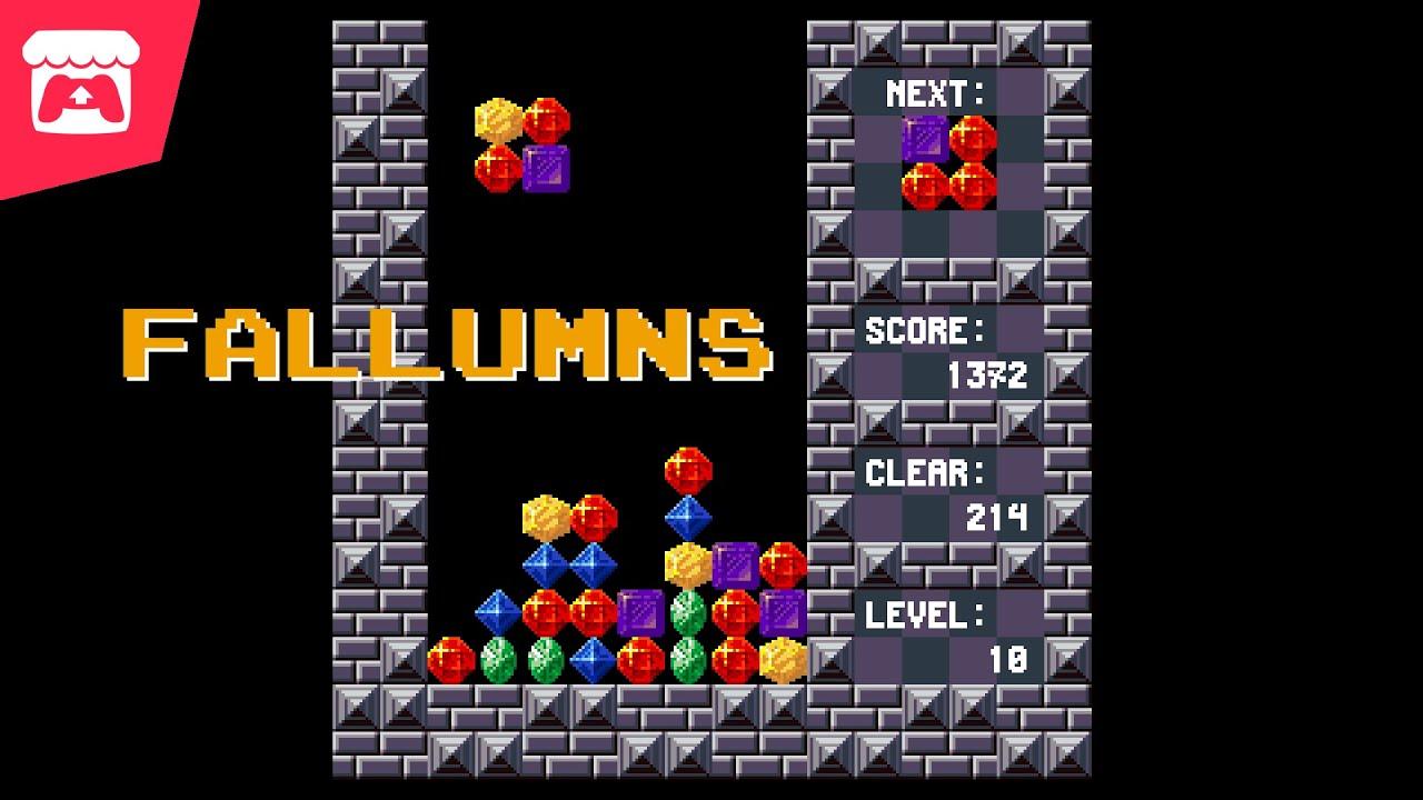 Fallumns - A classic arcade puzzle game with a mind-bending twist! thumbnail