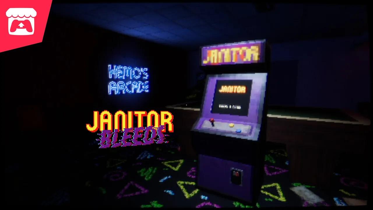 JANITOR BLEEDS - A cursed arcade machine and the evil within are out to get you! thumbnail